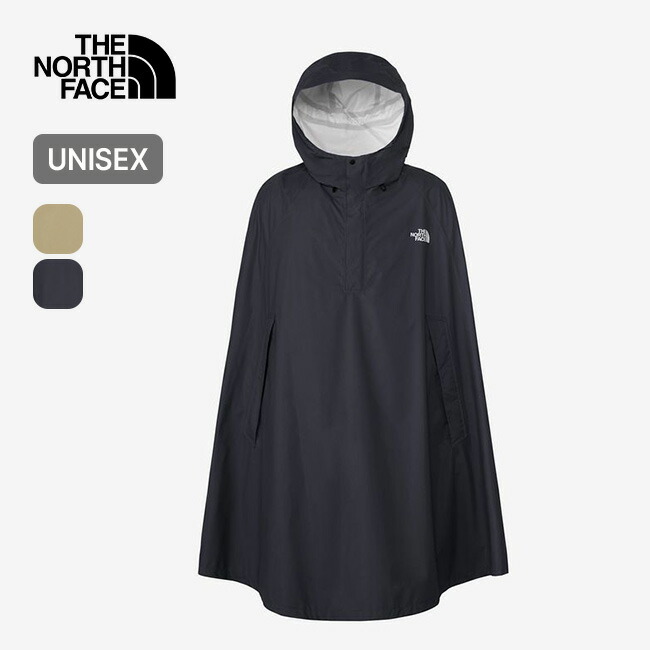 THE NORTH FACE ポンチョ ノースフェイス 黒 L レインコート 雨 THE NORTH FACE ザ・ノース・フェイス 防水ポンチョ レイン