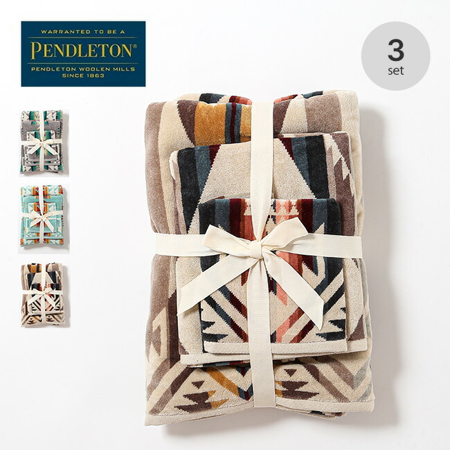楽天市場】ペンドルトン 3Pタオルセット PENDLETON 19372104 タオル