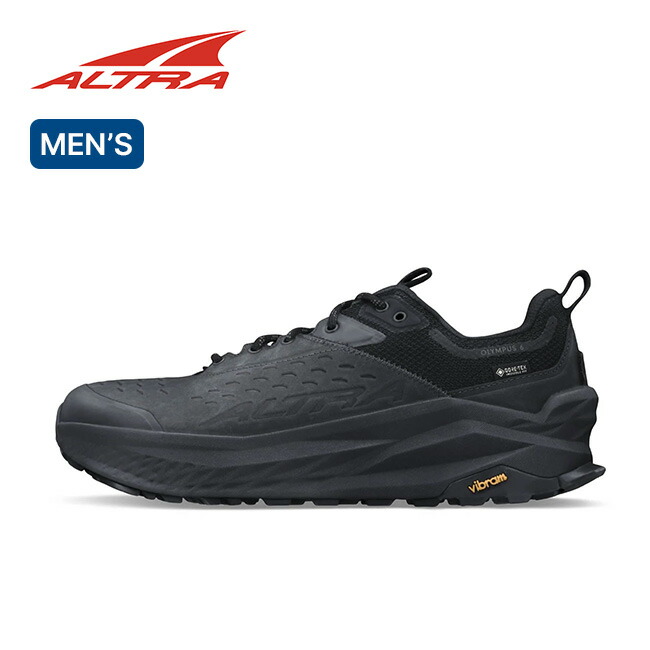 アルトラ オリンパス6ハイクローゴアテックス メンズ ALTRA OLYMPUS 6 HIKE LOW GTX 靴 スニーカー シューズ カジュアル クッション トレイルランニング ハイキング 登山 黒 おしゃれ キャンプ アウトドア