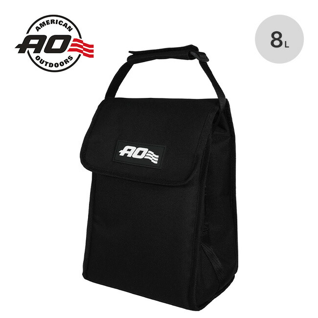 エーオークーラーズ フラップリッド ランチクーラー AO Coolers AO6FLBK 8L 保冷 ク?ラーバッグ お弁当 ペットボトル ピクニック キャンプ アウトドア