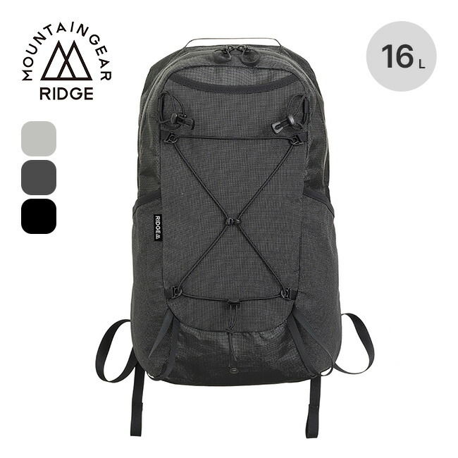 【最終価格】RIDGE MOUNTAIN GEAR One Mile Black RIDGE MOUNTAIN GEAR | One Mile Trim | MOMOYA 山の用品店