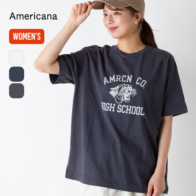 【AMERICANA/アメリカーナ】 MESSAGE Tシャツ(NAVY) AMERICANA/アメリカーナ】 MESSAGE Tシャツ(NAVY)（Tシャツ