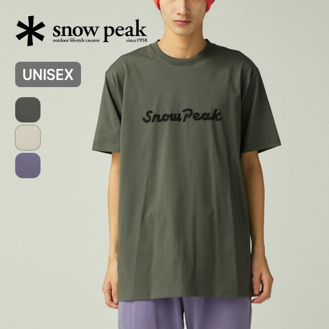 楽天市場】スノーピーク タイポグラフィTシャツ snow peak SP