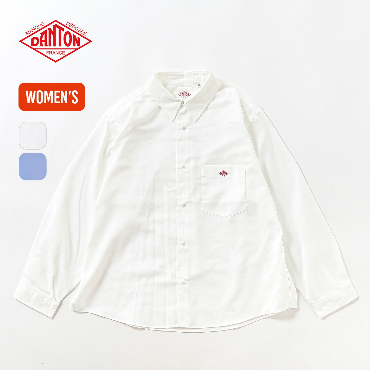 楽天市場】【正規取扱店】ダントン ドットボタンレギュラーカラー