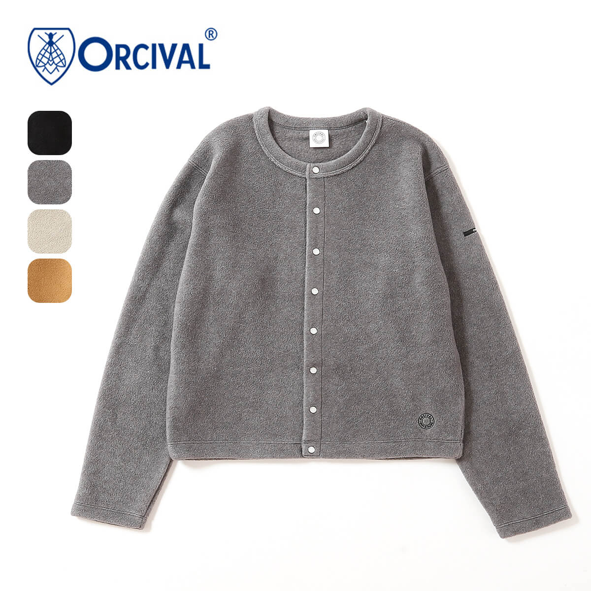 楽天市場】オーシバル クルーネックカーディガン フリース【ウィメンズ