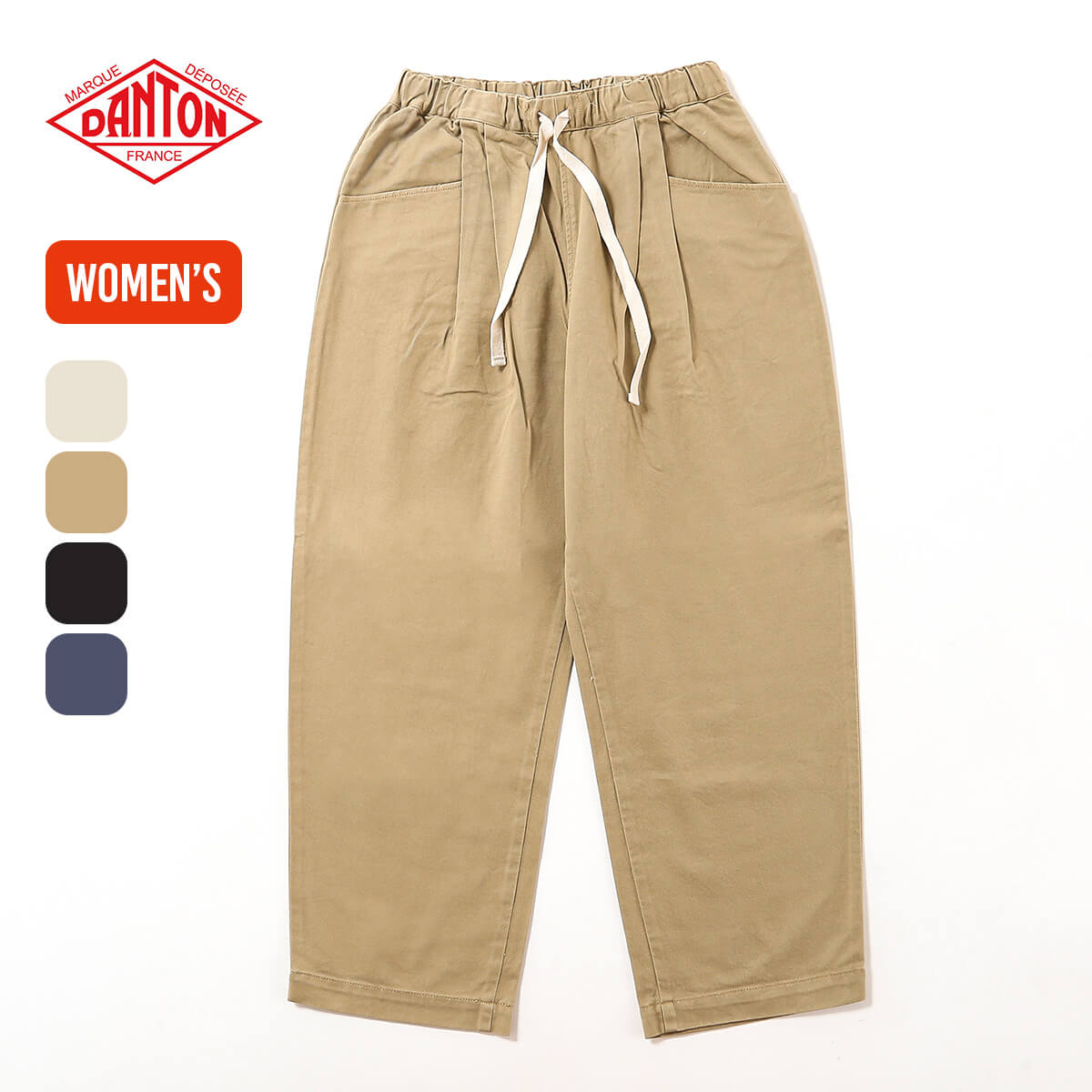 楽天市場】【正規取扱店】ダントン タックパンツ 10/-ルーズチノ