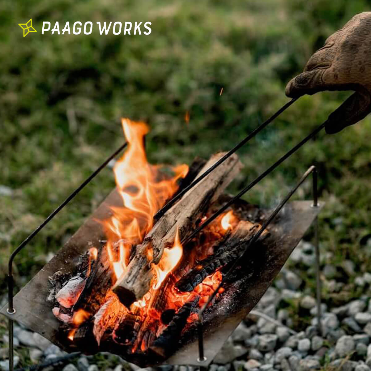 【新品未使用 】PAAGO WORKS軽量焚火台 ニンジャファイヤースタンドソロ 楽天市場】パーゴワークス ニンジャファイヤースタンドソロ