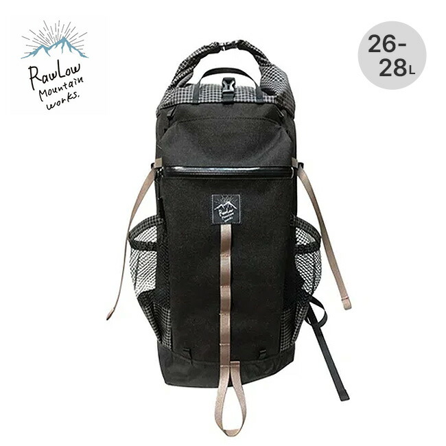 ロウロウマウンテンワークス バンビ RawLow Mountain Works Bambi リュック ザック バックパック 26L 28L ユニセックス メンズ レディース ロールトップ 登山 ハイキング 日帰り 山小屋泊 自転車 通勤 旅行 トラベル 軽量 キャンプ アウトドア画像