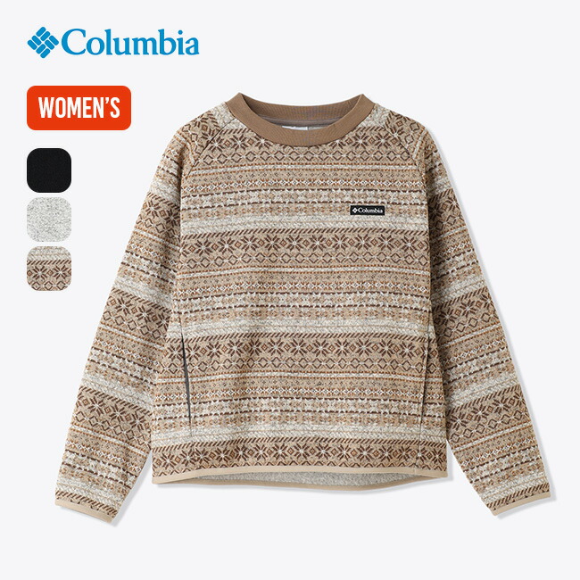 【SALE Max30%OFF】コロンビア ラヴェルリッジクルーネック【ウィメンズ】 Columbia LOVELL RIDGE CREW NECK レディース PL7277 トップス ティーシャツ フリース 御部屋着 旅する 今めかしい 難民キャンプ アウトドア