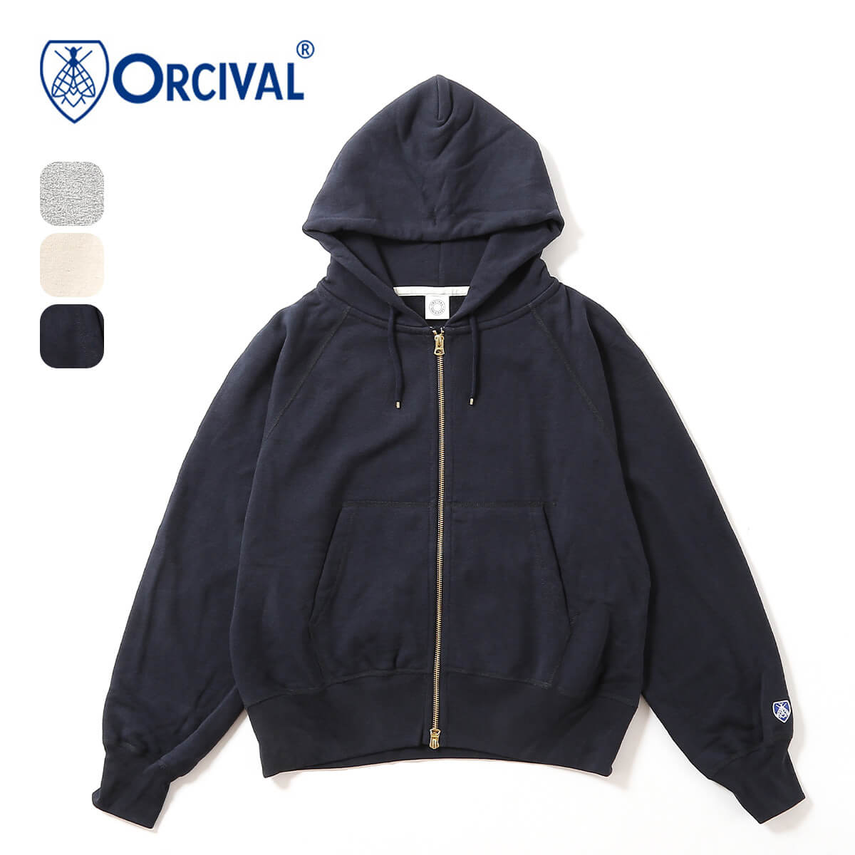 楽天市場】オーシバル ジップフーディ フレンチテリー メンズ ORCIVAL