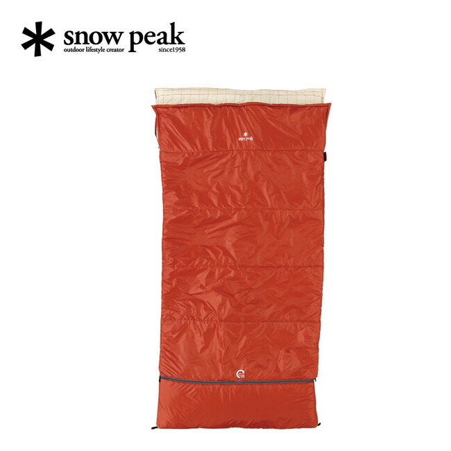 【新品】snow peak セパレートシュラフ オフトンワイド セパレートオフトンワイド 1400 [下限温度-8度] BDD-104