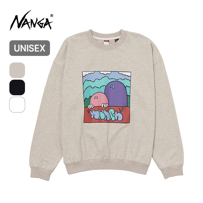 【SALE Max50%OFF】ナンガ×リュウジ カミヤマ スウェット NANGA×RYUJI KAMIYAMA SWEAT C2530-1K001Z メンズ レディース ユニセックス スウェット スエット トレーナー 長袖 ロングスリーブ トップス おしゃれ キャンプ アウトドア