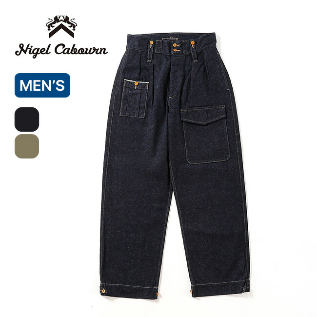 ナイジェルケーボン　LYBRO ブリティッシュアーミーパンツ　34 新たな定番 》 BRITISH ARMY PANT - LOOSE DENIM – ナイジェル