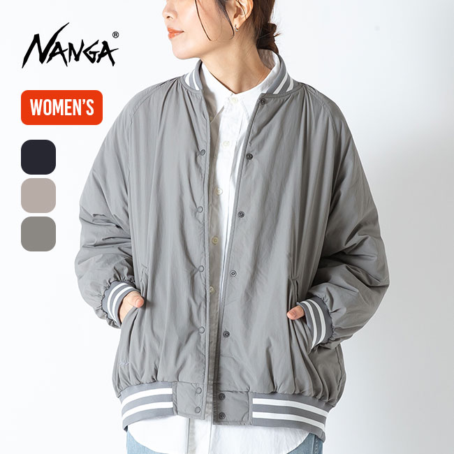 ナンガ ソフトダウンスタジアムジャケット【ウィメンズ】 NANGA SOFT DOWN STADIUM JKT W N2501-0J002B レディース トップス アウター 軽量 スタジャン フェス おしゃれ キャンプ アウトドア