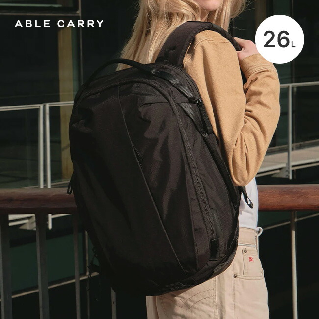 エイブルキャリー マックスEDC26L コーデュラre/corリップストップ ABLE CARRY MAX EDC26L CORDURA ripstop 73565 リュック リュックサック バックパック 26L ザック 鞄 通勤 通学 ハイキング フェス キャンプ アウトドア