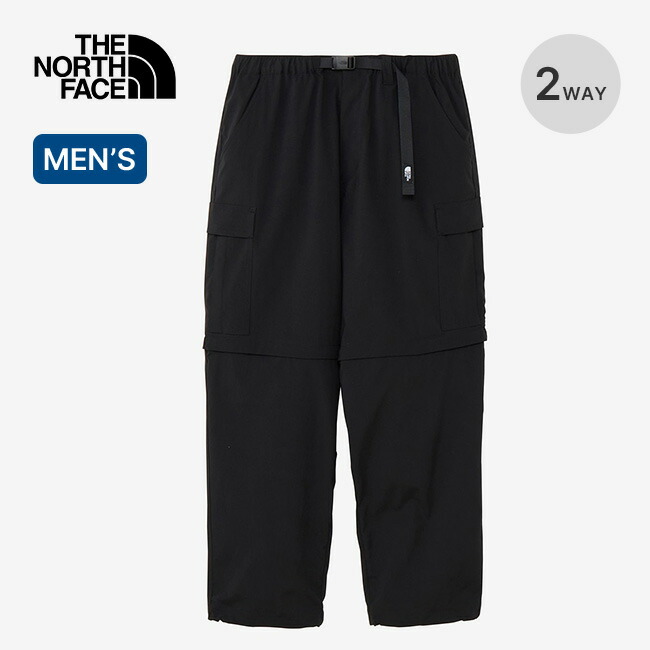 【SALE 10%OFF】ザ・ノース・フェイス 北の方人間の顔 ジップオフカーゴパンツ メンズ THE NORTH FACE Zip-Off Cargo Pant NB32532 ボトムス ロングズボン下 長ズボン 2WAY さる股引き 二分の一ズボン下 水場 撥水 今めかしい 難民キャンプ アウトドア