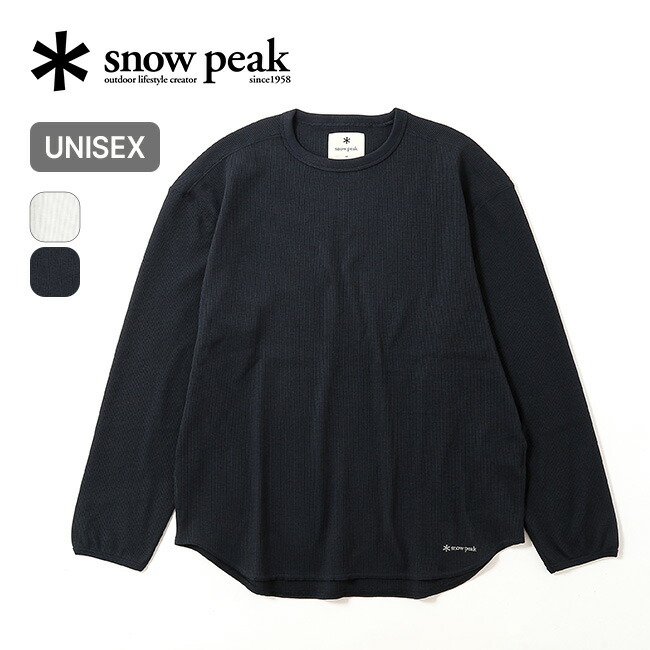楽天市場】【SALE 10%OFF】スノーピーク ドライワッフルL/S Tシャツ 