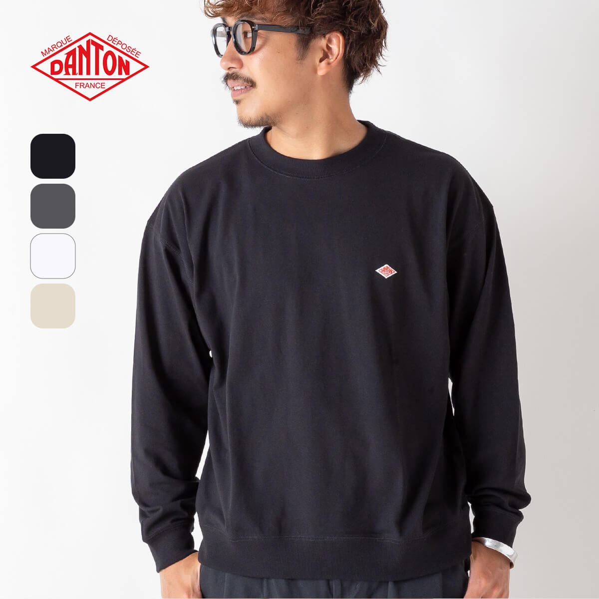 楽天市場】【正規取扱店】ダントン スウェットTシャツ T/Cオープン