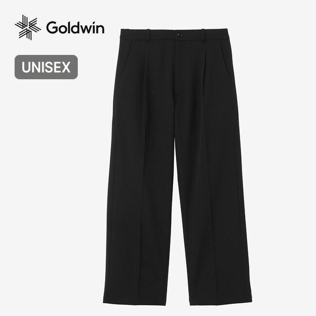 ゴールドウィン ワンタックストレートウールパンツ ユニ一発やる GOLDWIN One-Tuck Straight Wool Pants メンズ レディース ウィメンズ GL75753 ボトムス ロングズボン下 長ズボン 広広とした引っ切り無い 通い 旅する 周遊 分かりやすい 今めかしい 難民キャンプ アウトドア