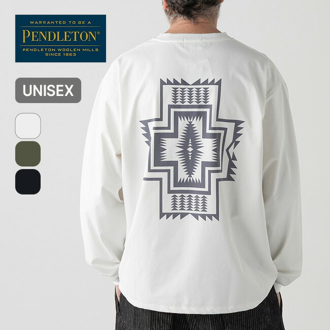 ペンドルトン バックプリントLS Tee PENDLETON Back Print LS Tee 6175-3002 ユニセックス メンズ レディース ロンT 長袖 Tシャツ カットソー ゆったり おしゃれ キャンプ アウトドア