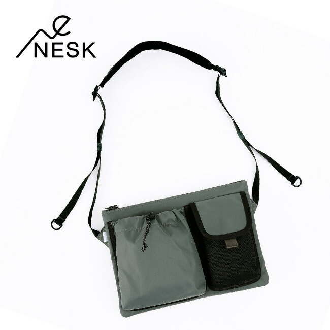 【挙げ句の果て1点】ネスク NS-008 NESK ショルダーバッグ サコッシュ 鞄 軽さ 撥水 商行為 出張 旅する 渡航 難民キャンプ アウトドア バッグ-スポーツ・アウトドア-ショルダーバッグ