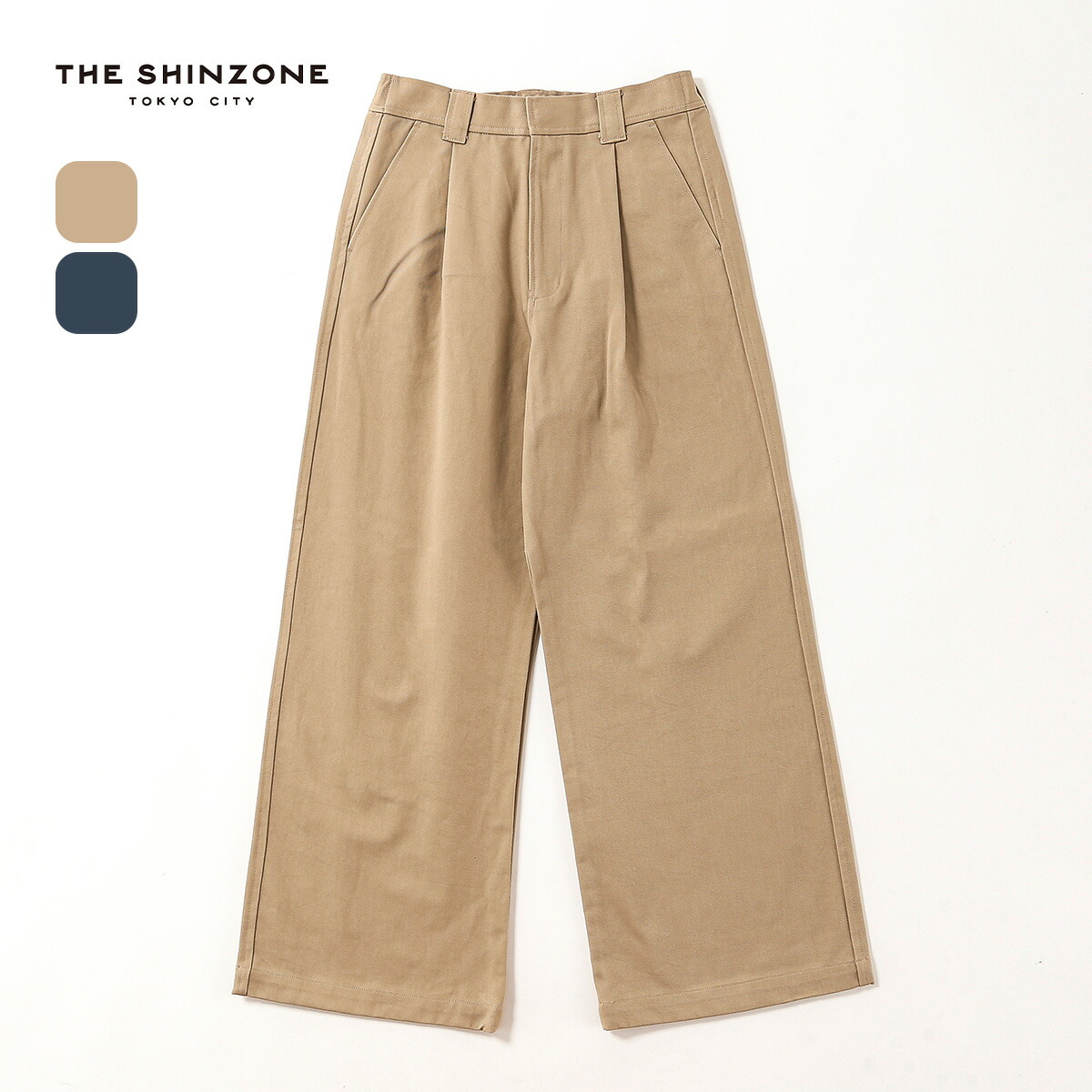 ザ シンゾーン コットンツイルワイドパンツ THE SHINZONE COTTON TWILL WIDE PANTS レディース ウィメンズ 26SMSPA07 ボトムス ロングパンツ おしゃれ キャンプ アウトドア