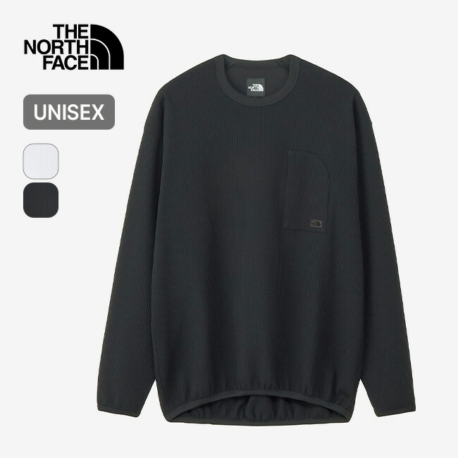 ザ・ノース・フェイス ノースフェイス エンライドワッフルクルー ユニセックス THE NORTH FACE Enride Waffle Crew メンズ レディース NT62560 トップス Tシャツ ティシャツ 長袖 ロンT トレーナー 紫外線対策 UVカット率95％以上 UPF50+ キャンプ アウトドア