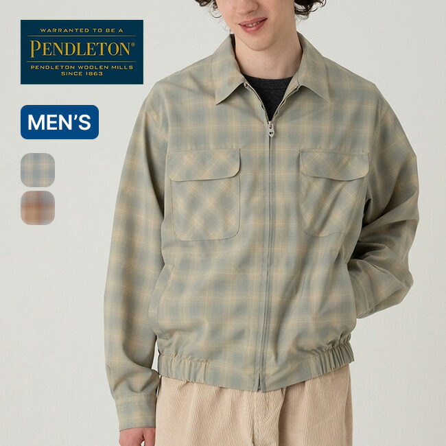 ペンドルトン ジップシャツジャケット PENDLETON Zip Shirt Jacket メンズ 6175-3005 アウター トップス 羽織り チェック柄 おしゃれ キャンプ アウトドア
