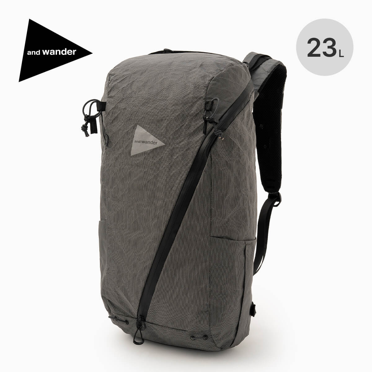 アンドワンダー ウルトラウィーブ23Lバックパック and wander UltraWeave 23L ユニセックス メンズ ウィメンズ レディース 5746975125 リュック 鞄 リュックサック 耐水 登山 トラベル 旅行 おしゃれ キャンプ アウトドア