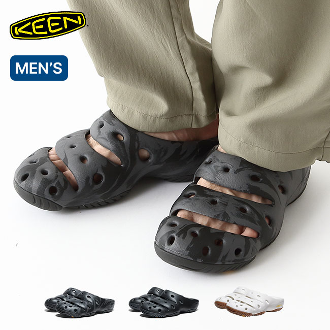 キーン ヨギ KEEN YOGUI メンズ サンダル スリッポン クロッグ 砂浜サンダル 下駄 シューズ 靴 今めかしい 難民キャンプ アウトドア