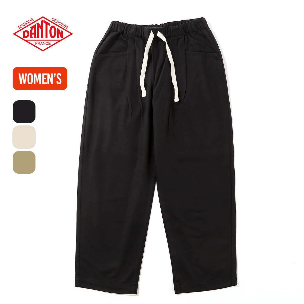 【正規取扱店】 ダントン タックパンツ ルーズチノクロス DANTON TUCK PANTS ウィメンズ レディース #DT-E0274 SNA ボトムス ズボン 長ズボン ロングパンツ 無地 シンプル テーパードシルエット ウエストゴム仕様 カジュアル おしゃれ キャンプ アウトドア｜サンデーマウンテン Select Deals