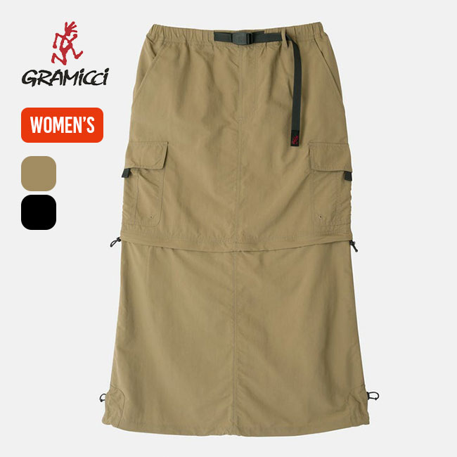 【SALE Max20%OFF】グラミチ コンバーチブルカーゴスカート【ウィメンズ】 GRAMICCI CONVERTIBLE CARGO SKIRT レディース G6SW-SK041 ボトムス スカート ロングスカート マキシ丈 膝上丈 2WAY フェス おしゃれ キャンプ アウトドア|サンデーマウンテン Select Deals