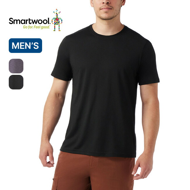 スマートウール アクティブショートスリーブ メンズ Smartwool SW60150 半袖 Tシャツ 速乾 スポーツ 登山 キャンプ アウトドア