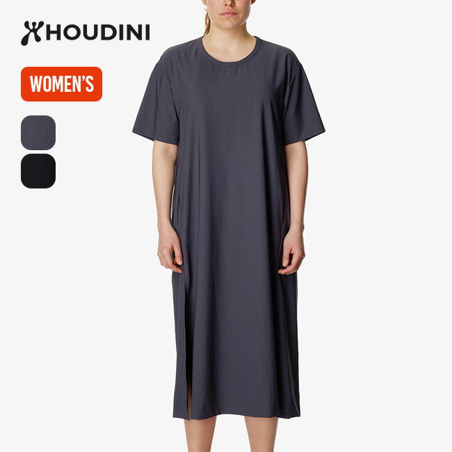 フーディニ 押しかぶせるお召しもの【ウィメンズ】 HOUDINI Cover Dress レディース 860067 衣装 ワンピ 旅する 客旅 ロング丈 軽さ 速乾 町若い衆 分かりやすい 心地好い かっこ良い 難民キャンプ アウトドア レディースファッション-ワンピース