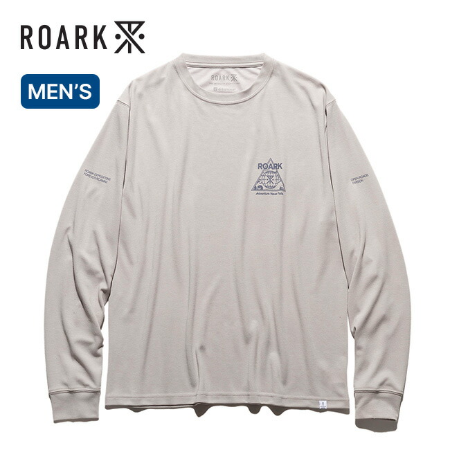 ロアーク トライアングラーL/SドライリリースTEE メンズ ROARK TRIANGULAR L/S Dri-Release TEE RLTJDR1200 Tシャツ ティシャツ 長袖 ロングスリーブ ロンT カットソー トップス 軽量 速乾 おしゃれ キャンプ アウトドア