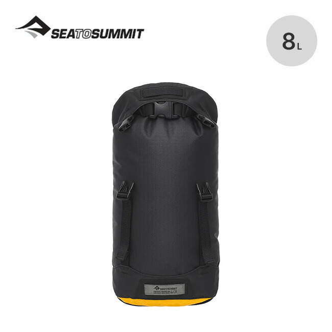 シートゥサミット EVACコンプレッションドライバッグHD8L SEA TO SUMMIT EVAC COMPRESSION DRY BAG ST83265 スタッフサック 防水 釣り カヤック ウォーターアクティビティ 海水浴 トラベル 旅行 フェス おしゃれ キャンプ アウトドア