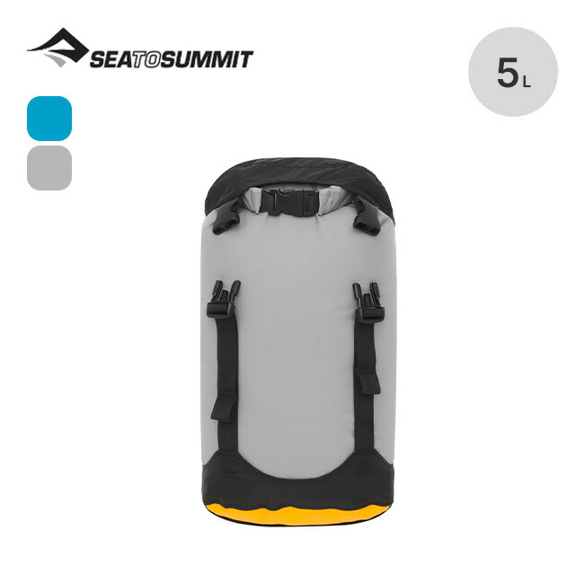 シートゥサミット EVACコンプレッションドライバッグ5L SEA TO SUMMIT EVAC COMPRESSION DRY BAG ST83260 スタッフサック 防水 釣り カヤック ウォーターアクティビティ 海水浴 トラベル 旅行 フェス おしゃれ キャンプ アウトドア