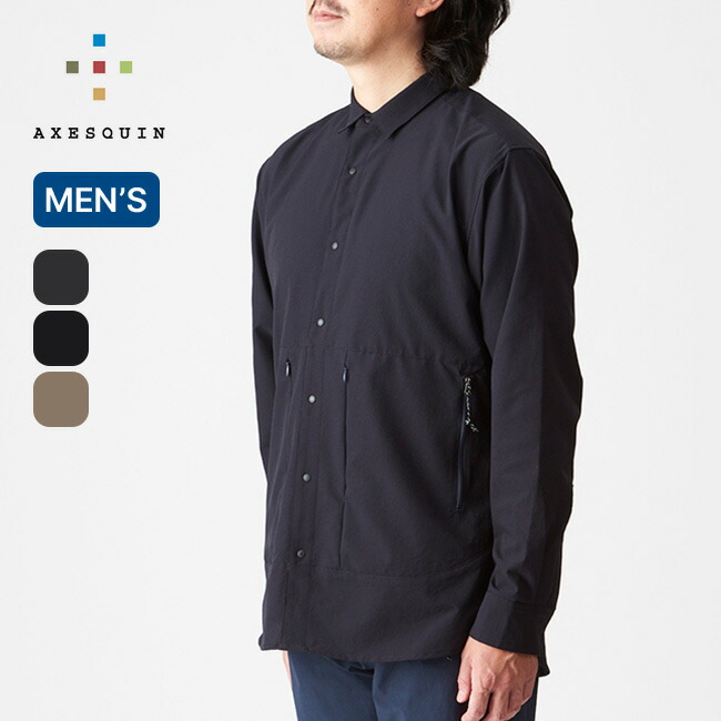 【SALE Max20%OFF】アクシーズクイン L/Sベンチレーションシャツ AXESQUIN L/S Ventilation Shirt メンズ 011188 通気性 長袖 ロング衣手 カットソー トップス 格好のいい 難民キャンプ アウトドア