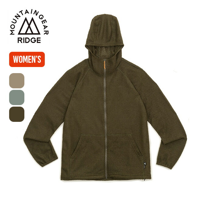 リッジマウンテンギア アルファフルジップフーディ【ウィメンズ】 RIDGE MOUNTAIN GEAR Alpha Full Zip Hoodie レディース トップス アウター 羽織り フリース ポーラテック 祝い事 今めかしい 難民キャンプ アウトドア