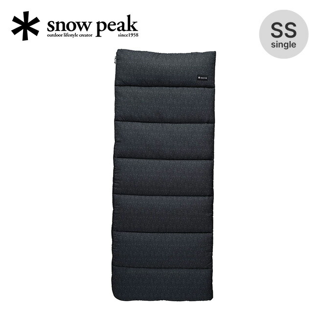 スノーピーク SSシングルプラスパワーONLINE snow peak BD-106-EC 封筒型シュラフ 寝袋 寝具 布団 洗える クッション 掛け布団 連結 防災 災害 ブラック オンライン限定 おしゃれ キャンプ アウトドア