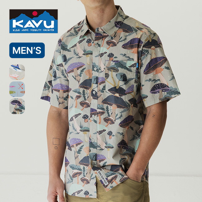 【SALE Max30%OFF】カブー フェスタルスキー KAVU Festaruski メンズ 19810300 トップス シャツ 羽織り 半袖 ショートスリーブ おしゃれ キャンプ アウトドア|サンデーマウンテン Select Deals