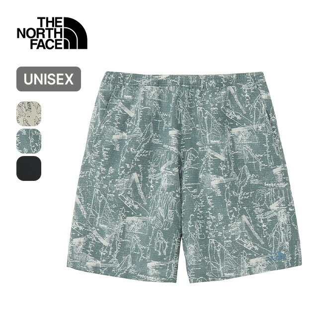 ザ・ノース・フェイス ノースフェイス アロハリップショーツ ユニセックス THE NORTH FACE Aloha Rip Short メンズ レディース NB42635 柄パン ボトムス ショートパンツ ハーフパンツ 短パン キャンプ アウトドア