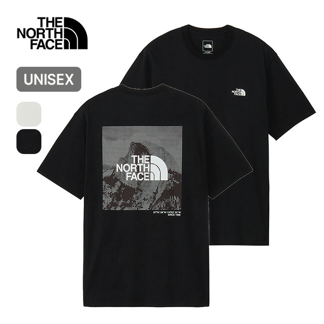 ザ・ノース・フェイス ノースフェイス S/SハーフドームデジタルスクエアロゴTee ユニセックス THE NORTH FACE S/S Half Dome Digital Square Logo Tee メンズ レディース NT32657 トップス Tシャツ ティシャツ 半袖 クルーネック バックプリント キャンプ アウトドア