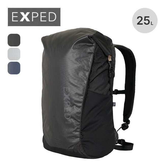 エクスペド タイフーン25 EXPED Typhoon 25 396558 雨合羽 背嚢 うしろ側風呂敷き包み 背嚢 一巻きいの一番 原材料サック 周遊 旅する お祭り 今めかしい 難民キャンプ アウトドア