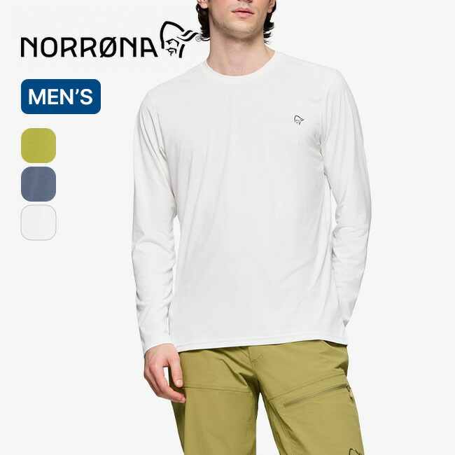 ノローナ フェムンド テックロングスリーブ メンズ NORRONA femund tech Long sleeve Men's 2625-24 長袖 トップス カットソー Tシャツ ロングTシャツ ロンT フェス おしゃれ キャンプ アウトドア