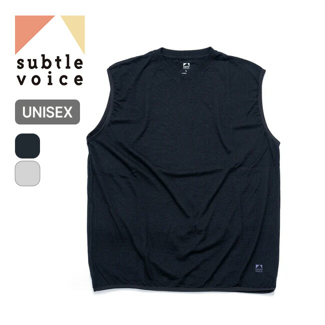 サトルボイス SVウールAddベスト subtle voice SV Wool Add Vest メンズ レディース ユニセックス SVS-2604T ノースリーブ アウター 体温調節 日本製 ハイキング 登山 おしゃれ キャンプ アウトドア|サンデーマウンテン Select Deals
