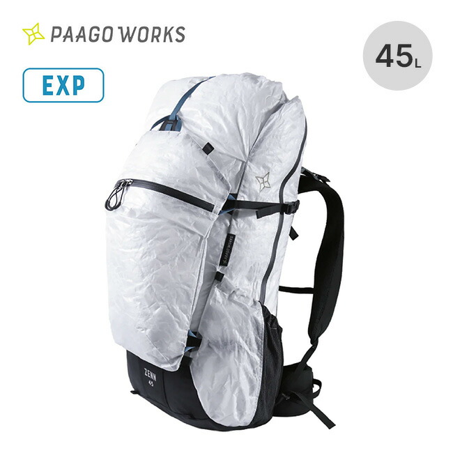 パーゴワークス ゼン45EXP PaaGo WORKS ZENN45EXP HP601 バックパック リュック 45L 男女兼用 メンズ レディース ランニング トレイル ロード 通勤ラン マラソン レース ジョギング 揺れない サイズ調節 登山 おしゃれ バッグ キャンプ アウトドア 42,900円