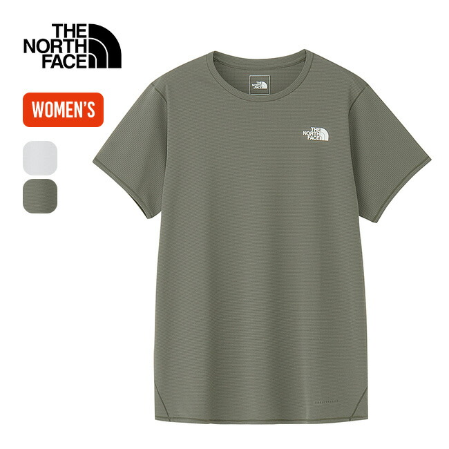 ザ・ノース・フェイス 北の方人間の顔 S/Sブリーズレンジランクルー【ウィメンズ】 THE NORTH FACE S/S BREEZERANGE Run Crew レディース NTW12679 トップス ティーシャツ ティシャツ 半袖 カットソー 労働者の一団のど首 ロゴタイプT 遮熱 通気 駈けっくら 難民キャンプ アウトドア