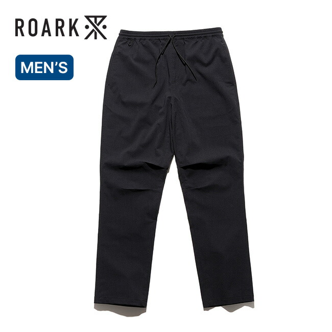 ロ弧線 デルタクイックドライイージーパンツ メンズ ROARK DELTA QD EAZY PANTS RPJ1220 ボトムス ロングズボン下 長ズボン 当たること冷感 吸汗 速乾 抗菌 防臭 今めかしい 難民キャンプ アウトドア