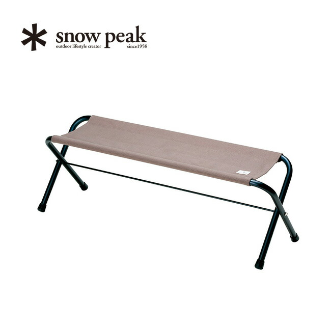 スノーピーク FD涼み台 薄墨色 snow peak FD Bench Gray LV-071GY 調度品 涼み台 イス 今めかしい 難民キャンプ アウトドア